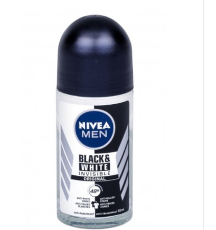 Nivea Men  Black & White Invisible Original 48h Antyperspirant 50 ml